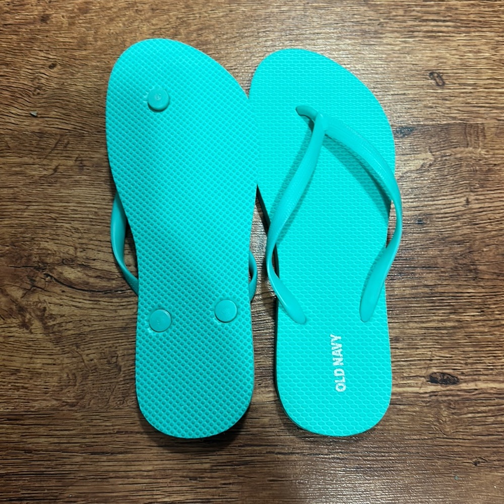 Old Navy Bright Teal Sandals - Picture 3 of 3